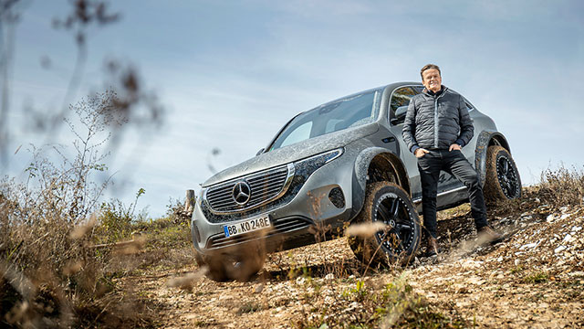 Elektroauto Mercedes-Benz EQC 400 4MATIC für Ihre ungewöhnliche Geschichte