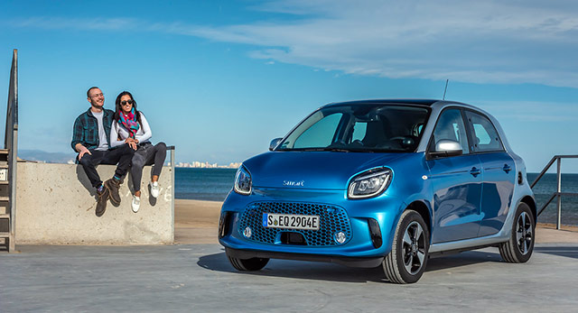 Elektroauto Smart EQ fortwo Coupe ist das Original für die Stadt