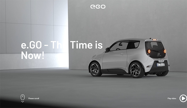 Das Elektroauto e.Go Life ist gut geeignet für Stadtverkehr 